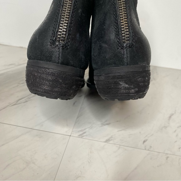 Born Kerri Black Distressed Suede Bootie 8M - Picture 5 of 15